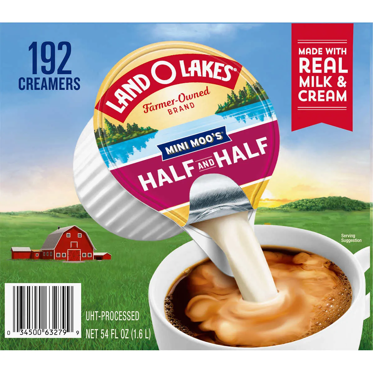 Groceryandmeat Com Land O Lakes Mini Moo S Half Half Creamer Singles 192 Ct