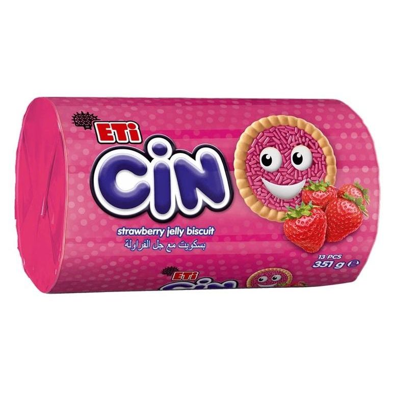 GroceryanMeat.com:Eti Cin Strawberry 325Gr